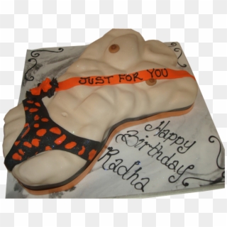 3d Muscle Man Adult Birthday Cake - Cake Clipart
