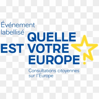 Quelleestvotreeurope Evenementlabellise Bleu - Logo Quelle Est Votre Europe Png Clipart