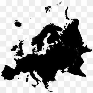 Open - Europe Silhouette Clipart