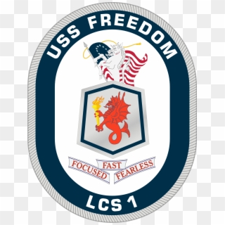 Uss Freedom Lcs1 Crest - Uss Freedom Badge Clipart