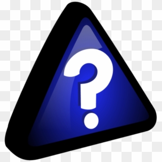 Question Mark In A Triangle 3d - Triangle With A Question Mark Clipart
