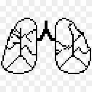 Lungs - Pixelated Circle Clipart