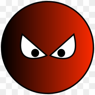 Evil Clipart Phone - Red Ball With Eyes - Png Download