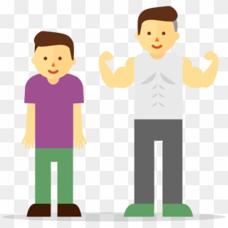 Featured image of post Healthy Body Cartoon Png Vector cartoon of overweight man and healthy man stock