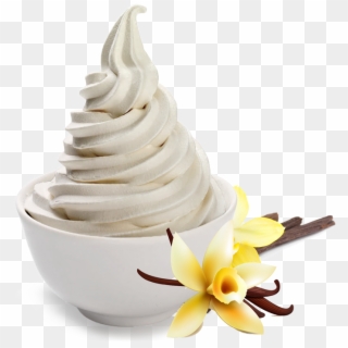 V - Vanilla Frozen Yogurt Clipart