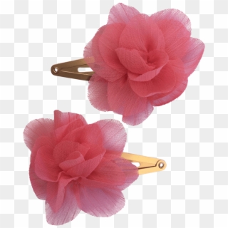 Puff Pc Ponytails And Fairytales Hair Clips - Artificial Flower - Png Download