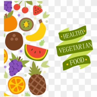 Vegetarian Cuisine Organic Food Health Food Fruit - Healthy Food Vector Png Clipart