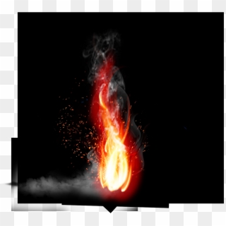 Winter Manipulation Editing - Flame Clipart