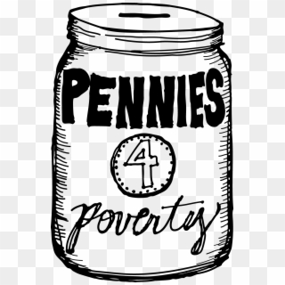 Pennies 4 Poverty Lo - Transparent Background Poverty Clipart
