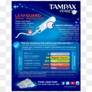 Tampax Pearl Anti Gravity Leak - Tampax Super Plus Ml Clipart