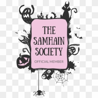 Proud Member Of The Samhain Society - Halloween Frame Vector Clipart