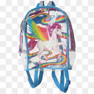 Lisa Frank Clear Pegasus Mini Backpack - Lisa Frank Unicorn Backpack Clipart