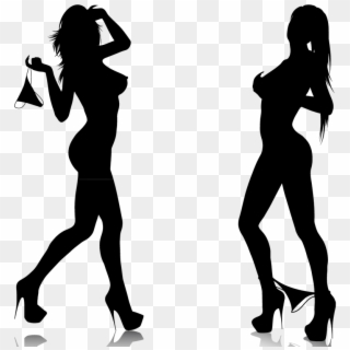 Untitled-7 Silhouette Art, Woman Silhouette, Illustration - Femme Sexy Silhouette Clipart