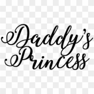 Daddy Princess Word Clipart