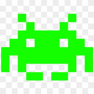 Space Invaders Alien Png Image Background - 8 Bit Space Invaders Png Clipart