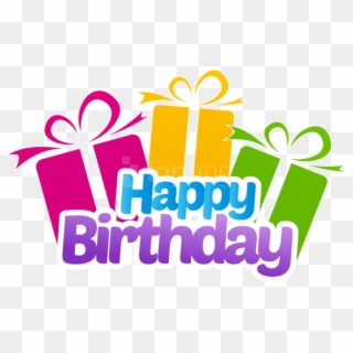 Free Png Download Happy Birthday With Gifts Png Images - Happy Birthday Png Clip Art Transparent Png