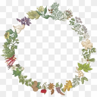 Herbs Wreath Png Clipart
