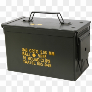 Ammo Box Png - Military Metal Ammo Can Clipart