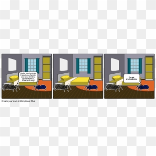 Secret Life Of Spiders - Storyboard Apartment Clipart