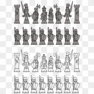 This Free Icons Png Design Of Print Out Chess Set Clipart
