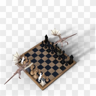 Chess Board Figures Dragons 1512376 - Chess Clipart