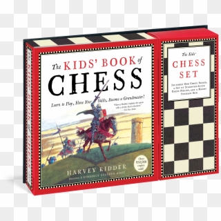 Kids' Book Of Chess And Chess Set - Kids Book Of Chess Clipart