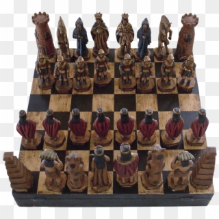 Mexican Hand Carved Boxed Set Chairish - Chess Clipart