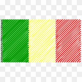 Flag Of Romania Flag Of Chad Flag Of Peru - Flag Of Mali Clipart