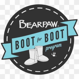 Bearpaw Starts Boot For Boot Charity Campaign - Label Clipart
