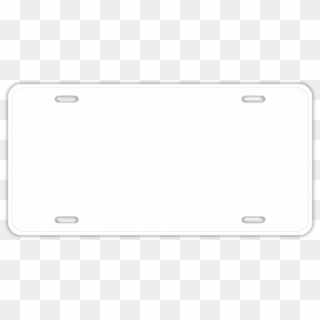 Blank License Plate Clipart Aluminum License Plate - Smartphone - Png Download