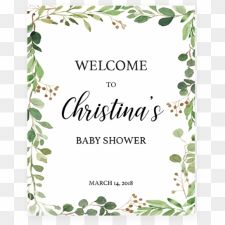 Boho Baby Shower Welcome Sign Printable By Littlesizzle - Baby Shower Welcome Sign Template Free Clipart