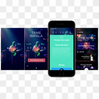 Apple Live Music Concept Mobile - Iphone Clipart