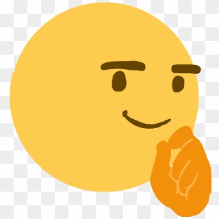 Thinking Face Emoji Meme Clipart