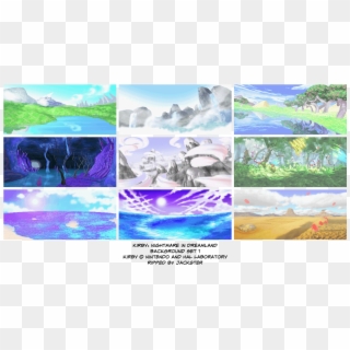 Click For Full Sized Image Backgrounds - Kirby Clipart
