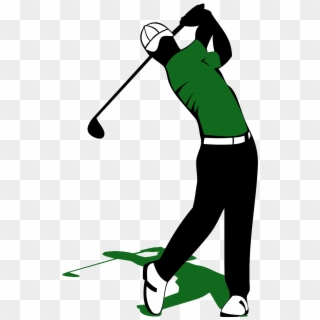 Swinging A Golf Club Clipart - Png Download