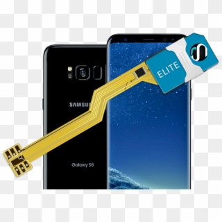 Galaxy S8 Plus - Note 8 Dual Sim Adapter Clipart