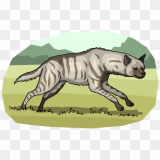 Free Hyena Clipart - Striped Hyena Clipart Png Transparent Png