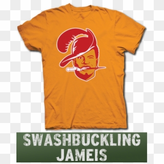 Jameis Winston Vintage Tampa Bay Buccaneers Logo Spoof - T Shirt Clipart