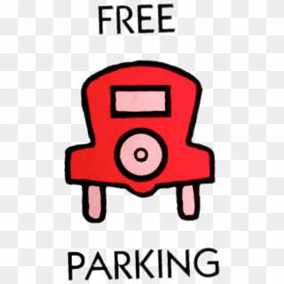 Monopoly Free Parking - Monopoly Free Parking Logo Clipart