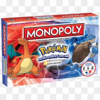 Pokémon Kanto Edition Board, Box And Release Date Confirmed - Pokemon Monopoly Kanto Edition Clipart