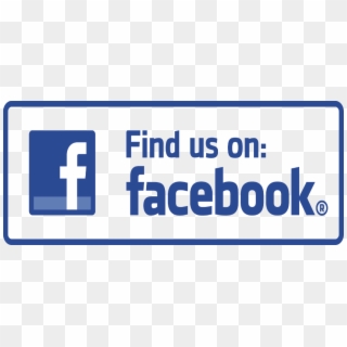 980 X 417 3 - Find Us On Facebook Logo Transparent Clipart