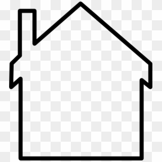 White House Clipart Monopoly House - House Outline Clipart - Png Download