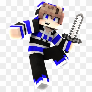 I Remade Some Renders Of My 2016 Minecraft Skins - Minecraft Render Blue Skin Clipart