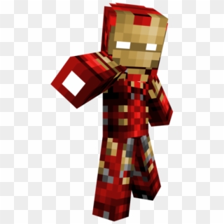 Free Online Puzzle Games On Bobandsuewilliams - Minecraft Iron Man Png Clipart