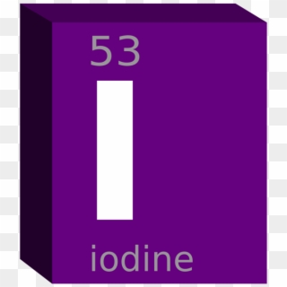 Periodic Table Iodine Chemical Element Symbol Chemistry - Chemical Symbol For Iodine Clipart
