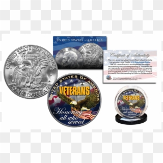 Veterans U - S - A - Honoring All Who Served Official - Quarter Clipart