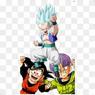 Trunks And Gotens Fusion Dance Dragon - Alternate Fusion Goten And Trunks Clipart