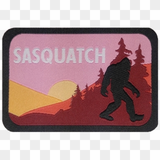 Bf Sasquatch Patch - Silhouette Clipart