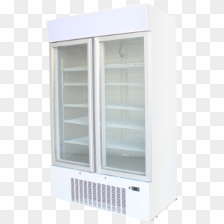 Kool F900 920l Double Glass Door Freezer - Window Clipart