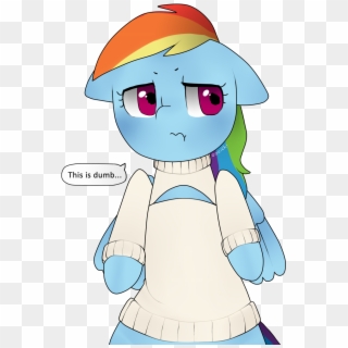 Uploaded - Rainbowdash Sweater Clipart
